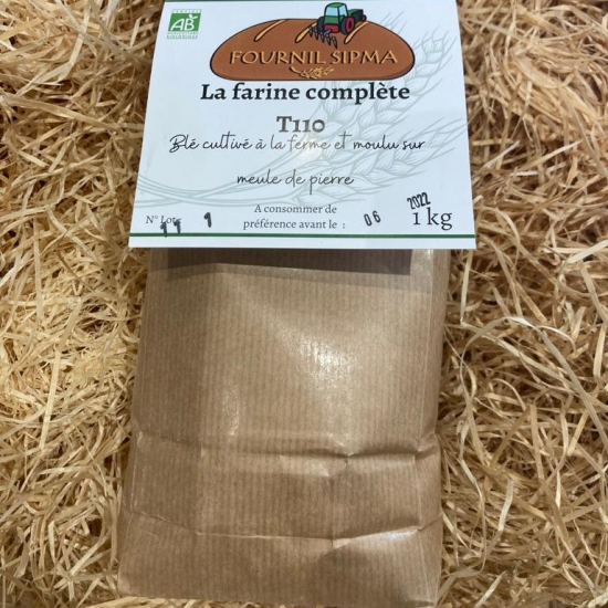 Farine complète type T110 - 1 kg