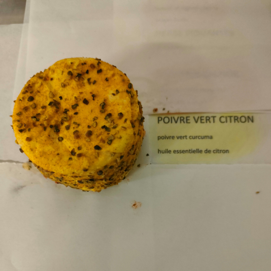 Crottin poivre vert citron