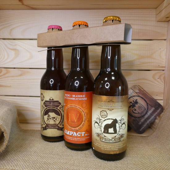 3 Bières Artisanales en coffret