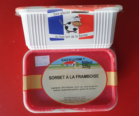 Sorbet Framboise - 500 ml