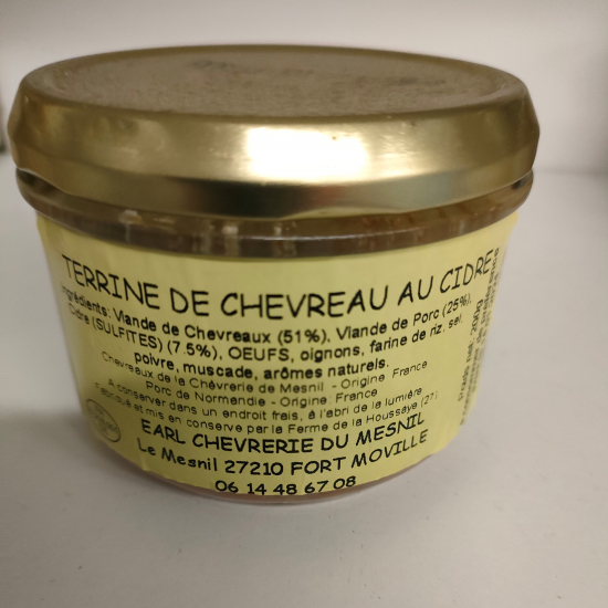 Terrine de chevreau au cidre