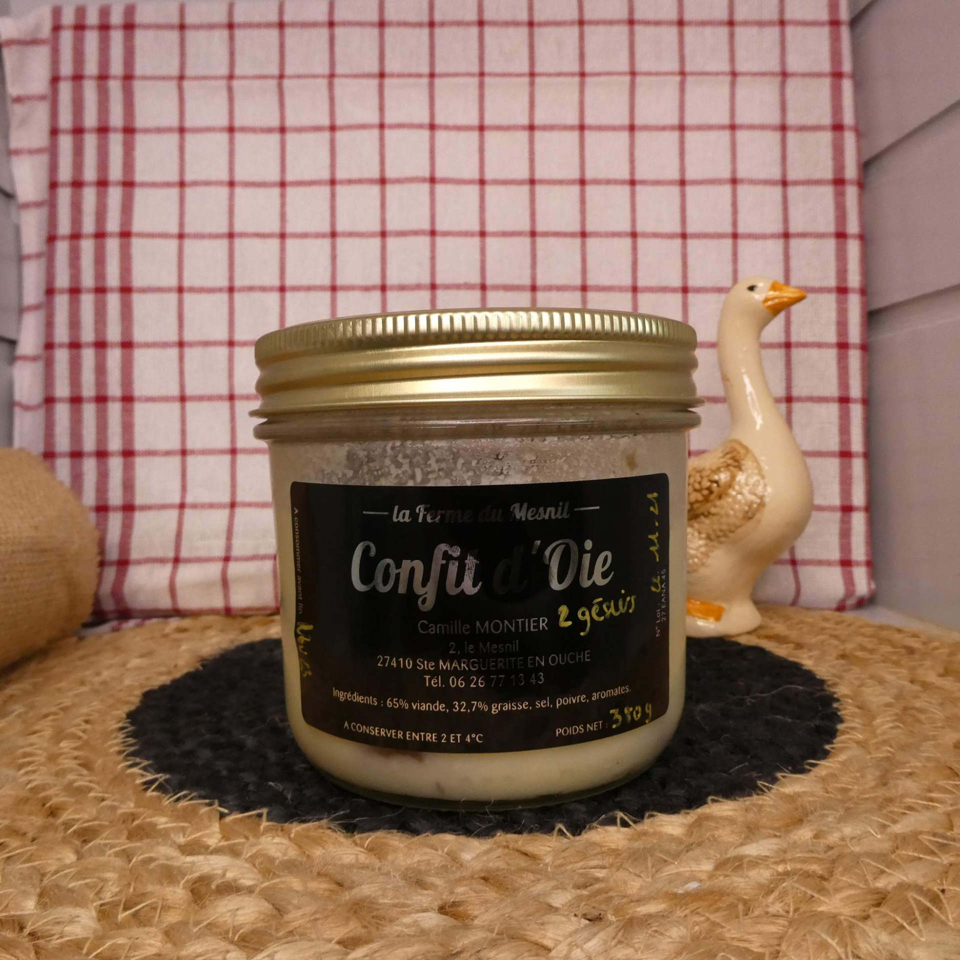 2 Gésiers d'oie confits - 380g