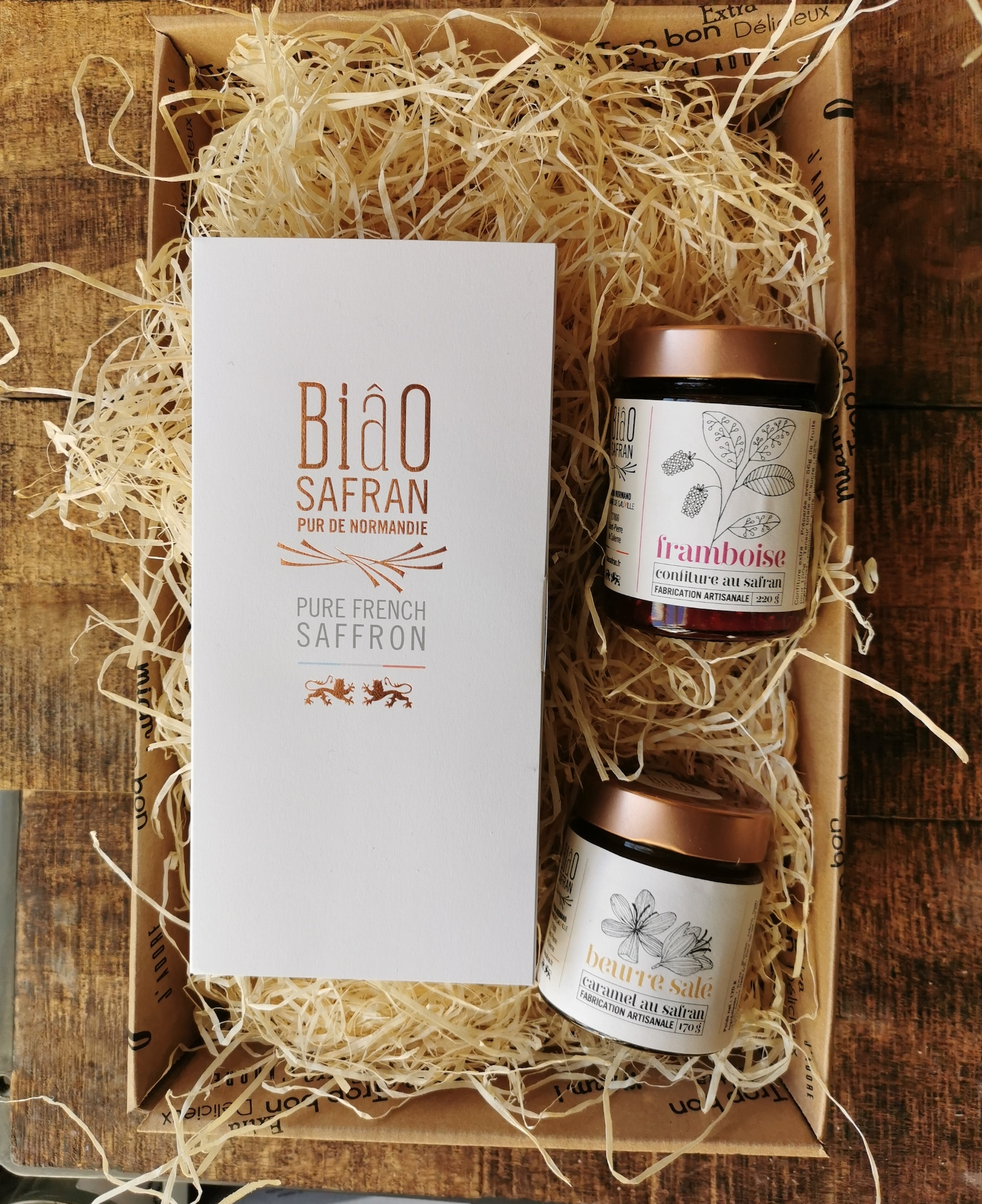 Coffret safrané sucré